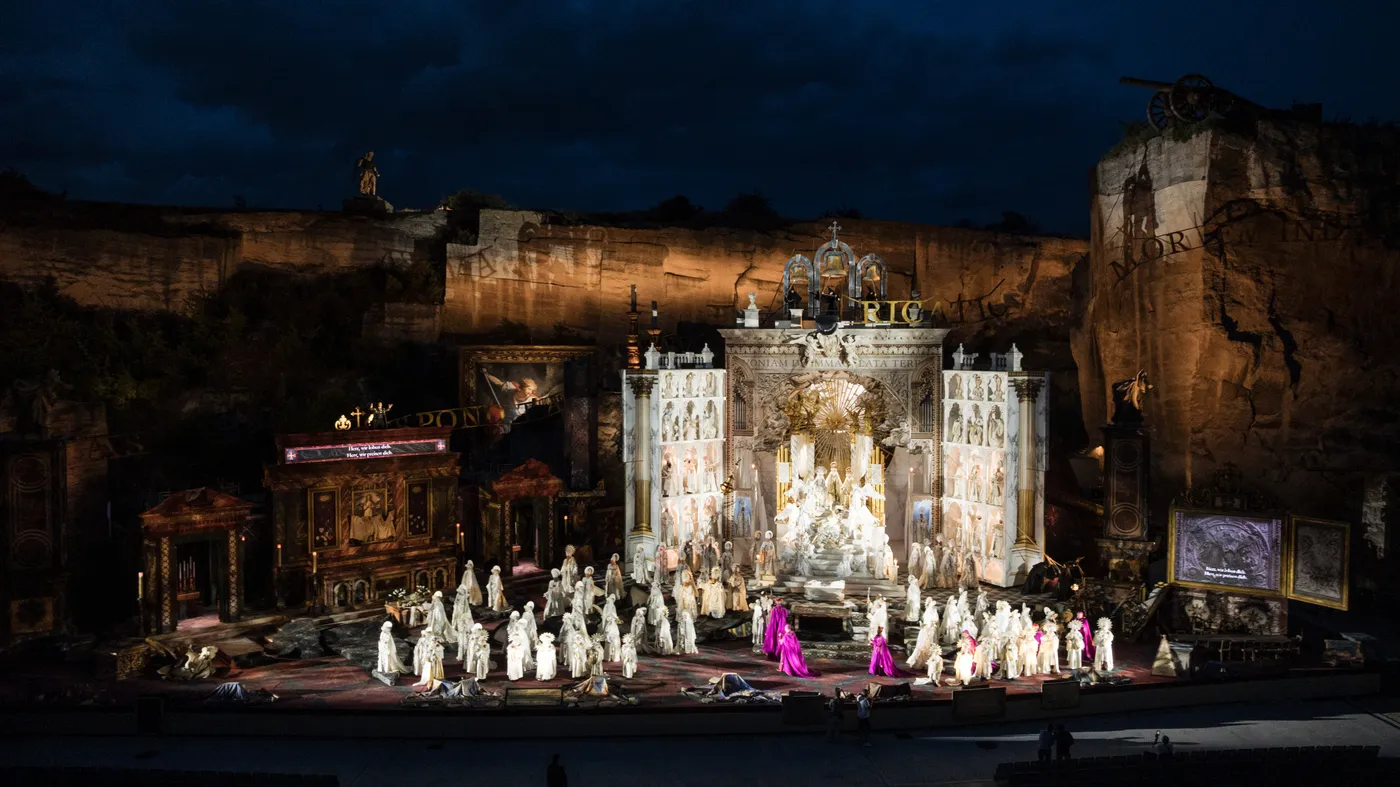 Oper im Steinbruch — Tosca